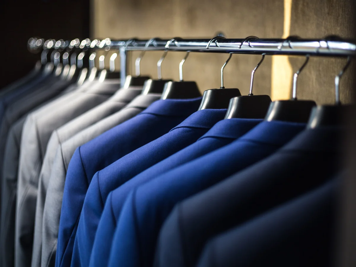Specialist solvent cleaning for suits, sarees, and formal wear